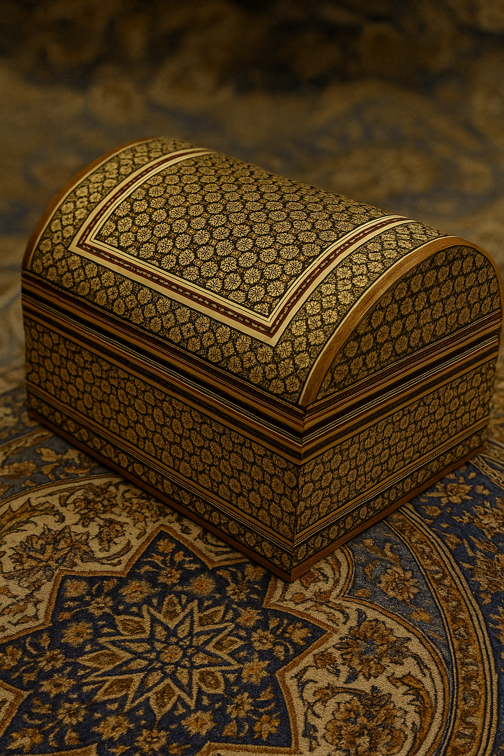 Khatam Marquetry Box
